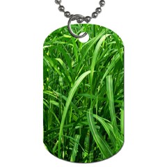 Grass Dog Tag (two-sided)  by Siebenhuehner