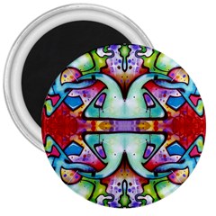 Graffity 3  Button Magnet by Siebenhuehner