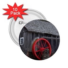 Vermont Christmas Barn 2 25  Button (10 Pack) by plainandsimple