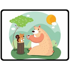 Tea Time Fleece Blanket (extra Large)