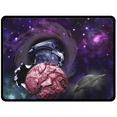 Thy Planet Is Mine! Fleece Blanket (extra Large)