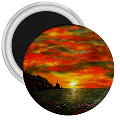 Alyssa s Sunset By Ave Hurley Artrevu - 3  Magnet by ArtRave2