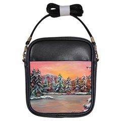  jane s Winter Sunset   By Ave Hurley Of Artrevu   Girls Sling Bag by ArtRave2