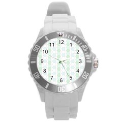 Allover Graphic Soft Aqua Plastic Sport Watch (large) by ImpressiveMoments