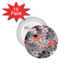 Spring Flowers 1 75  Button (10 Pack)