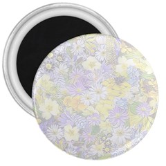 Spring Flowers Soft 3  Button Magnet