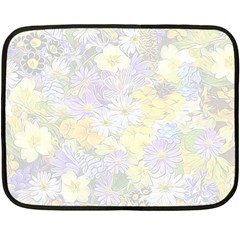 Spring Flowers Soft Mini Fleece Blanket (two Sided)