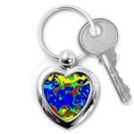 Abstract Key Chain (Heart) Front