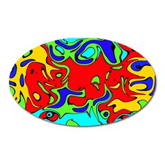 Abstract Magnet (oval) by Siebenhuehner