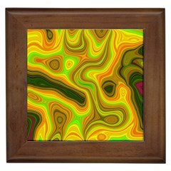 Abstract Framed Ceramic Tile by Siebenhuehner