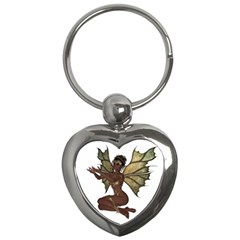 Faerie Nymph Fairy With Outreaching Hands Key Chain (heart) by goldenjackal