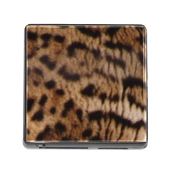 Ocelot Coat Memory Card Reader With Storage (square)