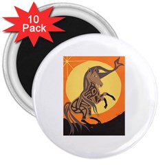 Embracing The Moon Copy 3  Button Magnet (10 Pack)