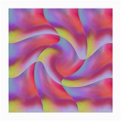 Colored Swirls Glasses Cloth (medium, Two Sided)