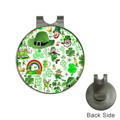 St Patrick s Day Collage Hat Clip With Golf Ball Marker