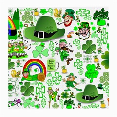 St Patrick s Day Collage Glasses Cloth (medium)