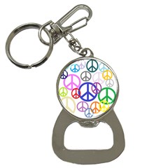 Peace Sign Collage Png Bottle Opener Key Chain