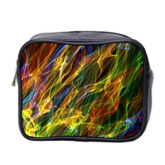 Colourful Flames  Mini Travel Toiletry Bag (two Sides) by Colorfulart23