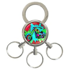 Chopper 3-ring Key Chain by Siebenhuehner