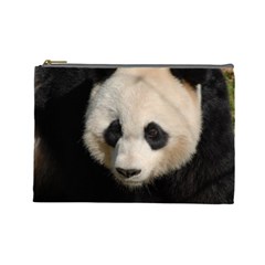 Adorable Panda Cosmetic Bag (large) by AnimalLover