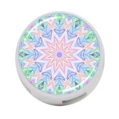 Soft Rainbow Star Mandala 4-port Usb Hub (two Sides)