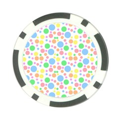 Pastel Bubbles Poker Chip