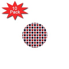 Patriot Stars 1  Mini Button (10 Pack) by StuffOrSomething