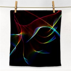 Imagine, Through The Abstract Rainbow Veil Face Towel