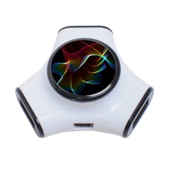 Imagine, Through The Abstract Rainbow Veil 3 Port Usb Hub