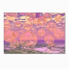 Glorious Skies, Abstract Pink And Yellow Dream Postcards 5  X 7  (10 Pack) by DianeClancy