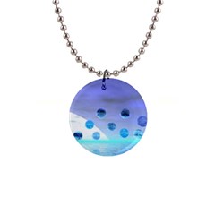 Moonlight Wonder, Abstract Journey To The Unknown Button Necklace by DianeClancy