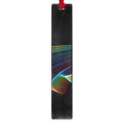  Flowing Fabric Of Rainbow Light, Abstract  Large Bookmark