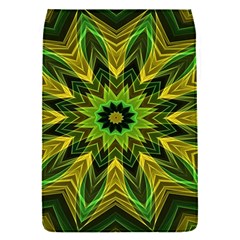 Woven Jungle Leaves Mandala Removable Flap Cover (small) by Zandiepants