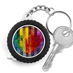 Conundrum I, Abstract Rainbow Woman Goddess  Measuring Tape Front