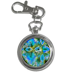 Mystical Spring, Abstract Crystal Renewal Key Chain Watch by DianeClancy