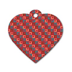 Retro Dog Tag Heart (two Sided) by Siebenhuehner