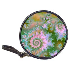 Rose Forest Green, Abstract Swirl Dance Cd Wallet by DianeClancy