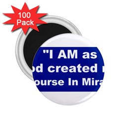 God Created 2 25  Button Magnet (100 Pack) by ACIM