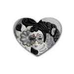 Venetian Mask Drink Coasters 4 Pack (Heart)  Front