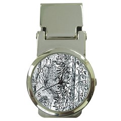  castle Yard In Winter  By Ave Hurley Of Artrevu   Money Clip Watch