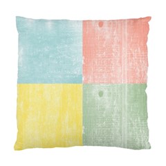 Pastel Textured Squares Cushion Case (single Sided)  by StuffOrSomething