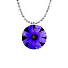 Purple Bloom Button Necklace by BeachBum