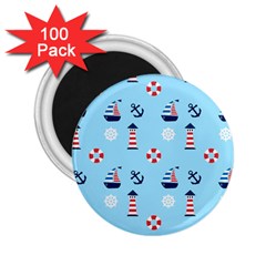 Sailing The Bay 2 25  Button Magnet (100 Pack) by StuffOrSomething