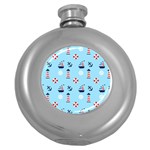 Sailing The Bay Hip Flask (Round) Front