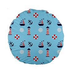 Sailing The Bay 15  Premium Round Cushion 