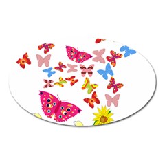 Butterfly Beauty Magnet (oval) by StuffOrSomething