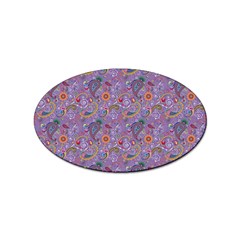 Purple Paisley Sticker 100 Pack (oval) by StuffOrSomething