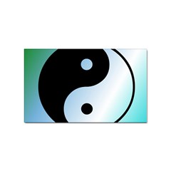 Ying Yang  Sticker (rectangle) by Siebenhuehner