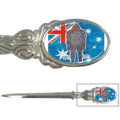 Big Foot A, Australia Flag Letter Opener by creationtruth