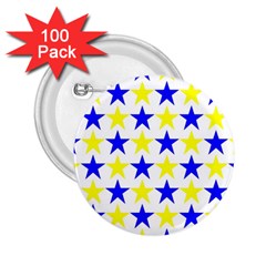 Star 2 25  Button (100 Pack) by Siebenhuehner